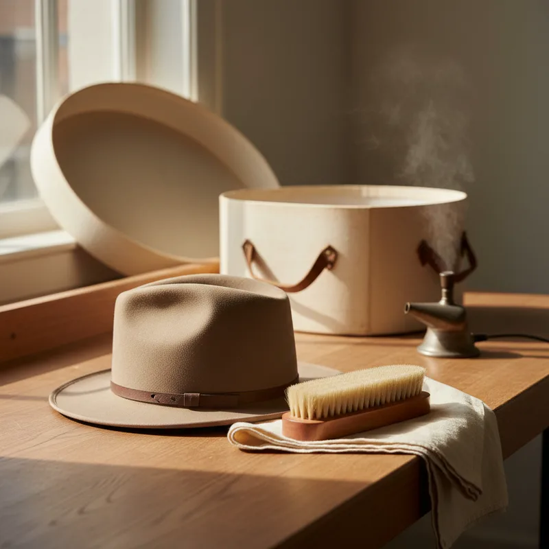 Comment entretenir son chapeau en feutre : guide complet
